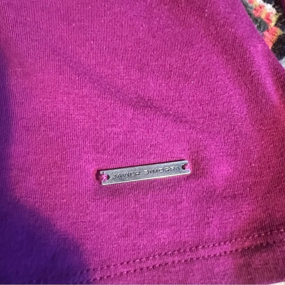 Javier simorra Barcelona womens V neck long sleeve top size 12 - Picture 5 of 6